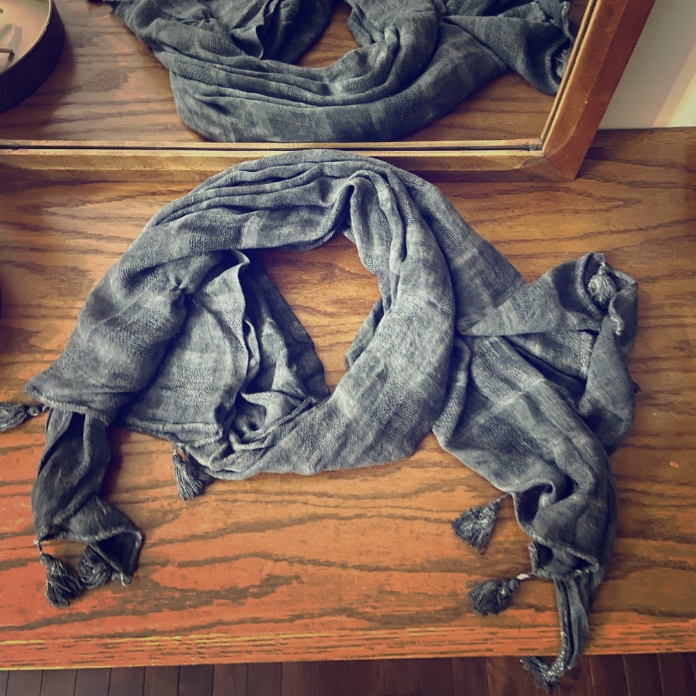 Zara Tie Dye Scarf with Tassels